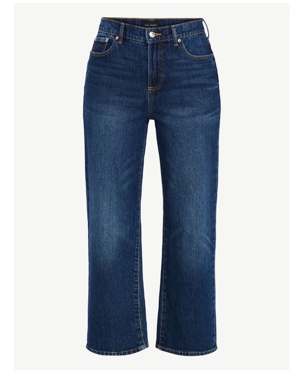 Free Assembly Women's Midrise Relaxed Ankle Jeans, 27.5" Inseam - Picture 5 of 6